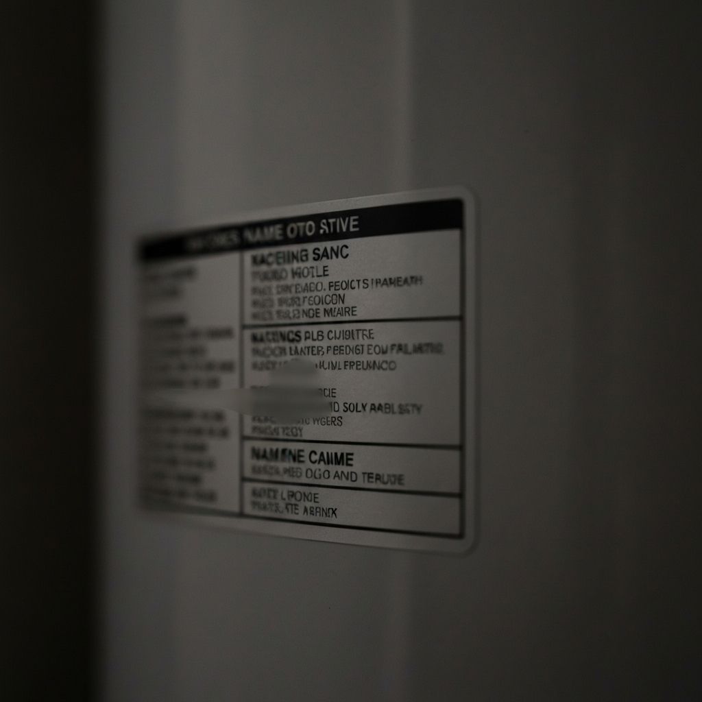 悪い撮影例 - ぼやけていて読めない